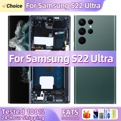 Super AMOLED For Samsung S22 Ultra 5G SM-S908B/DS S908N S908U S908E LCD Display Touch Screen Digitizer Assembly S22Ultra Display