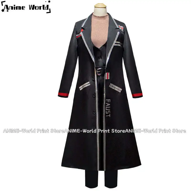 《Custom Size》Game Limbus Company Sinner #2 Faust Cosplay Costume Halloween Costume