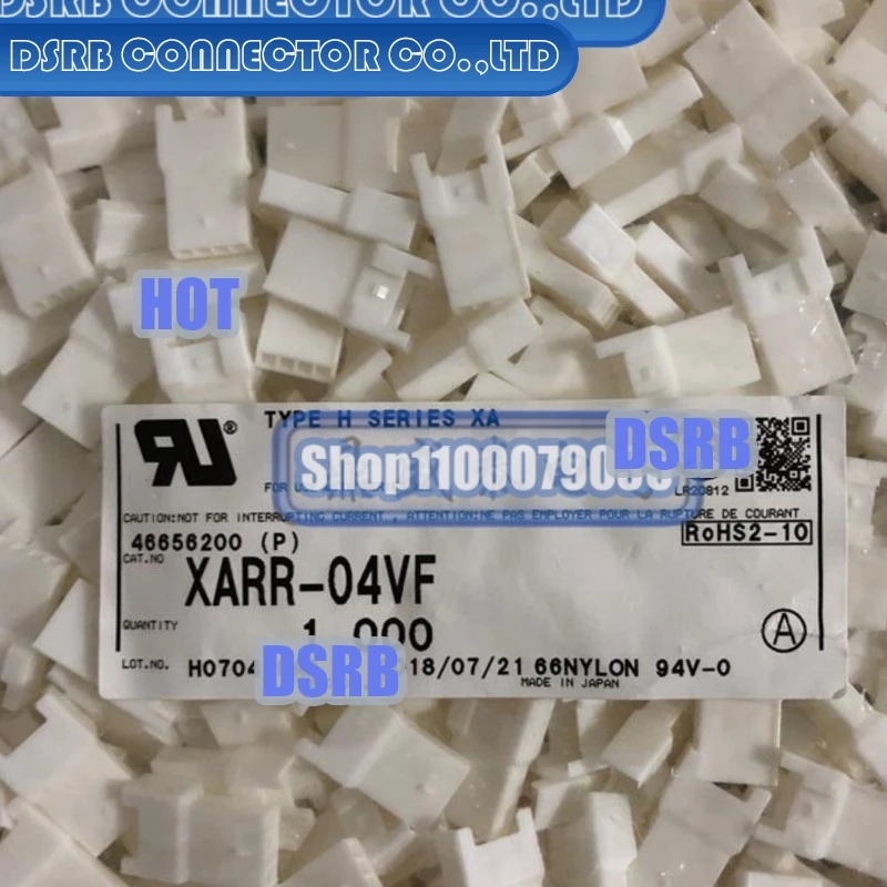 50pcs/lot XARR-04VF Plastic shell 4P 2.5MM legs width 100% New and Original