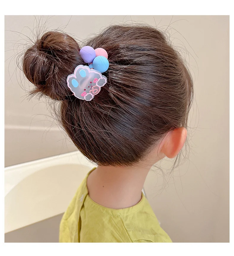 1PCS New Cartoon Series Girls Kids Elastic Hair Bands Children Hair Ties Princess Cute Hair Accessories Baby Headwear