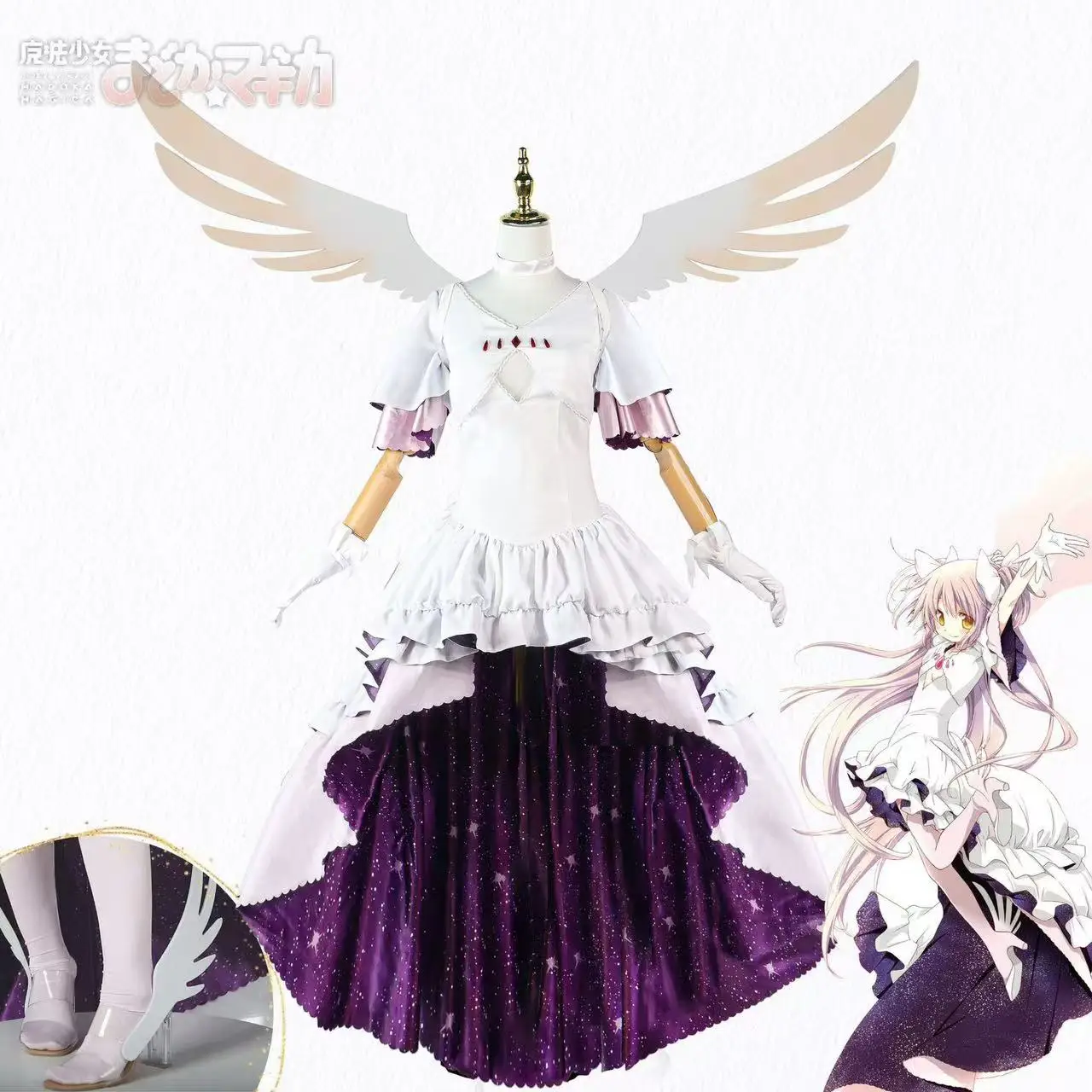 Puella Magi Madoka Magica Cosplay costumes, small round deer eyes, round fragrant god costumes, COS anime costumes, women