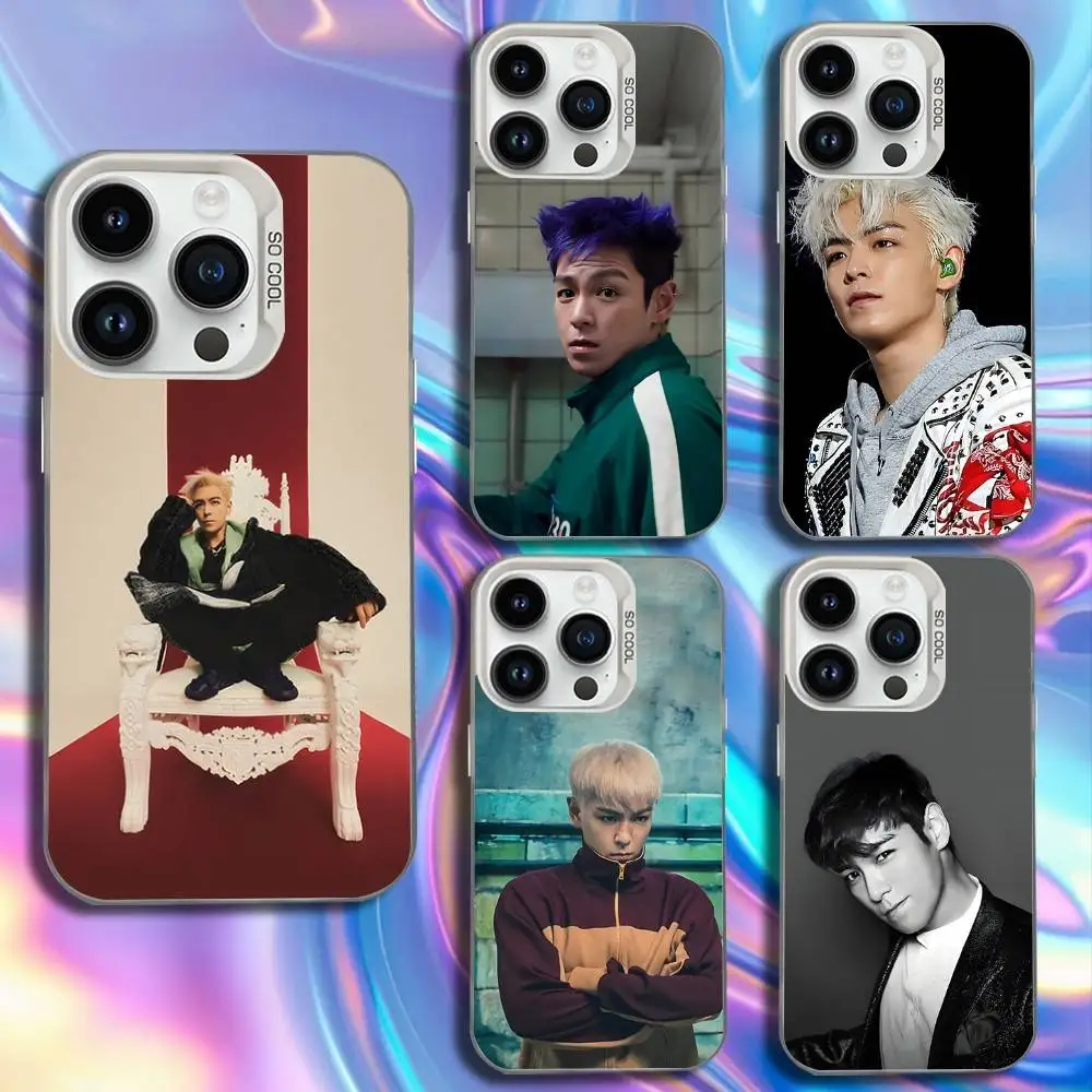 

C-Choi S-Seung Hyun T-TOP Phone Case For iPhone 17,16,15,14,13,12,11,Mini,Pro,SE,MAX White Matte Shockproof Cover