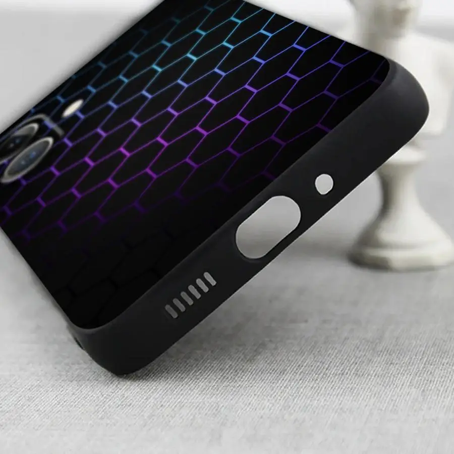 Funda Phone Cover Phone Case for Apple iPhone 17 Pro Max 17e 12 XR XS MAX 16 15 Pro 7 8 11 Air 14 13 Honeycomb Design - view 2