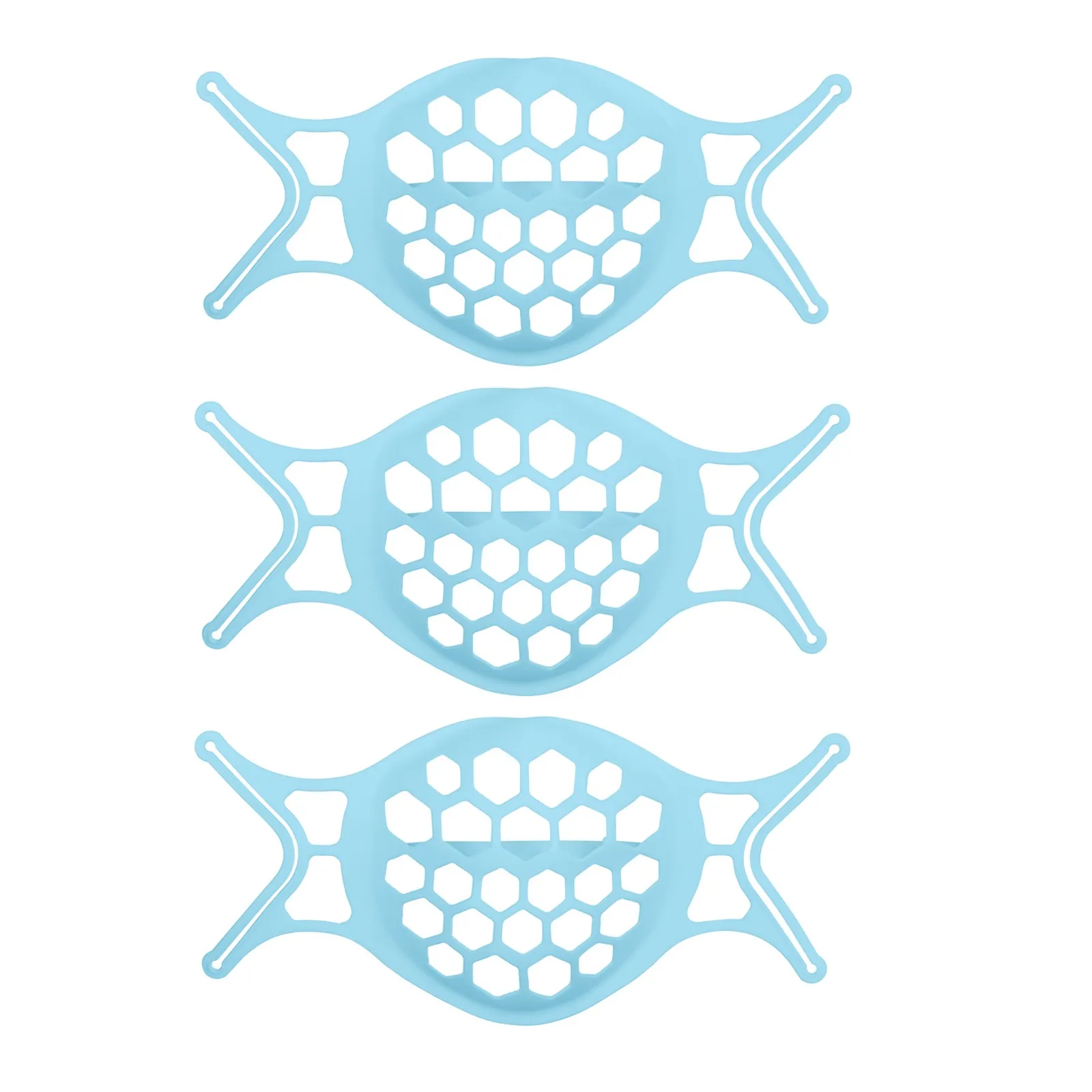 Staffa per maschera 3D-maschera facciale in Silicone Bracket-3D staffa per maschera cornice di supporto interna supporto per maschera in silicone morbido 3D interno 3 pezzi