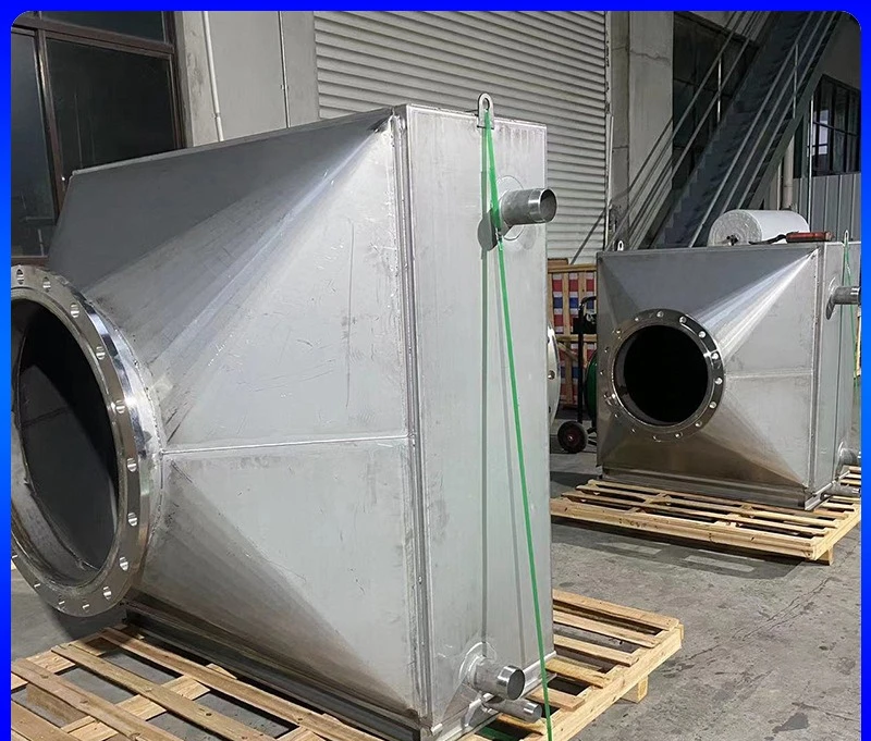 Exhaust gas heat recovery air cooler air condenser air heat exchange equipment