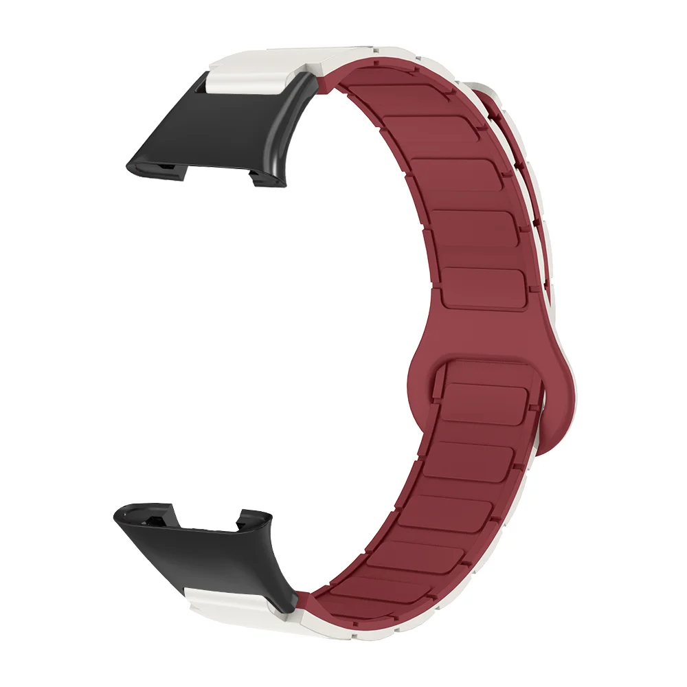 

Magnetic Loop Strap For Xiaomi Mi Band 7 Pro Armor Style Quick Release Washable Silicone Smartwatch Band for Man Woman Bracelet