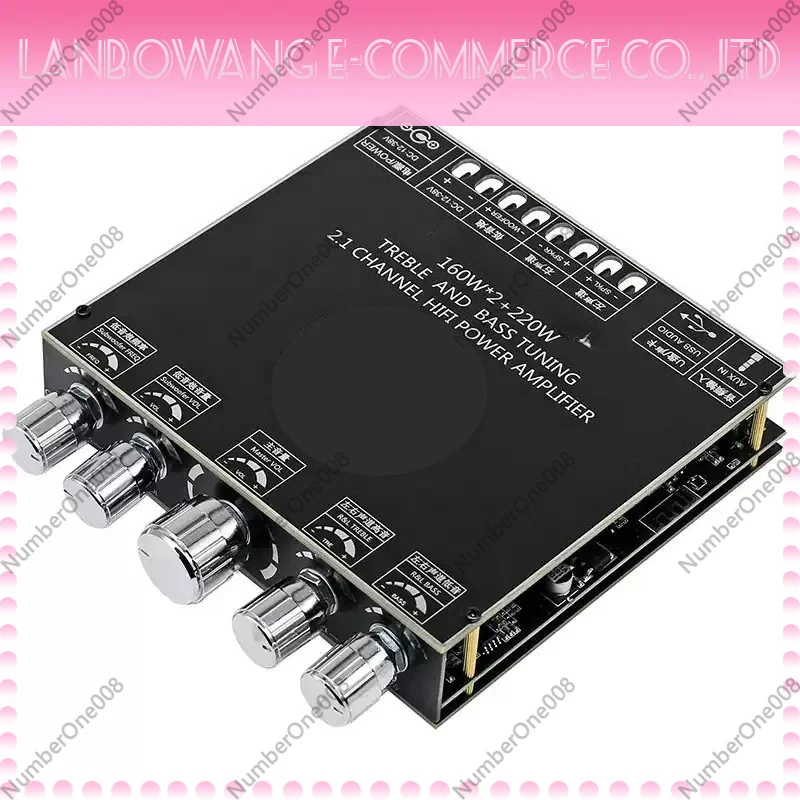

-A15I XY-S350H 2.1 Channel TPA3251 Bluetooth Power Amplifier Board High Bass Subwoofer 220Wx2+350W