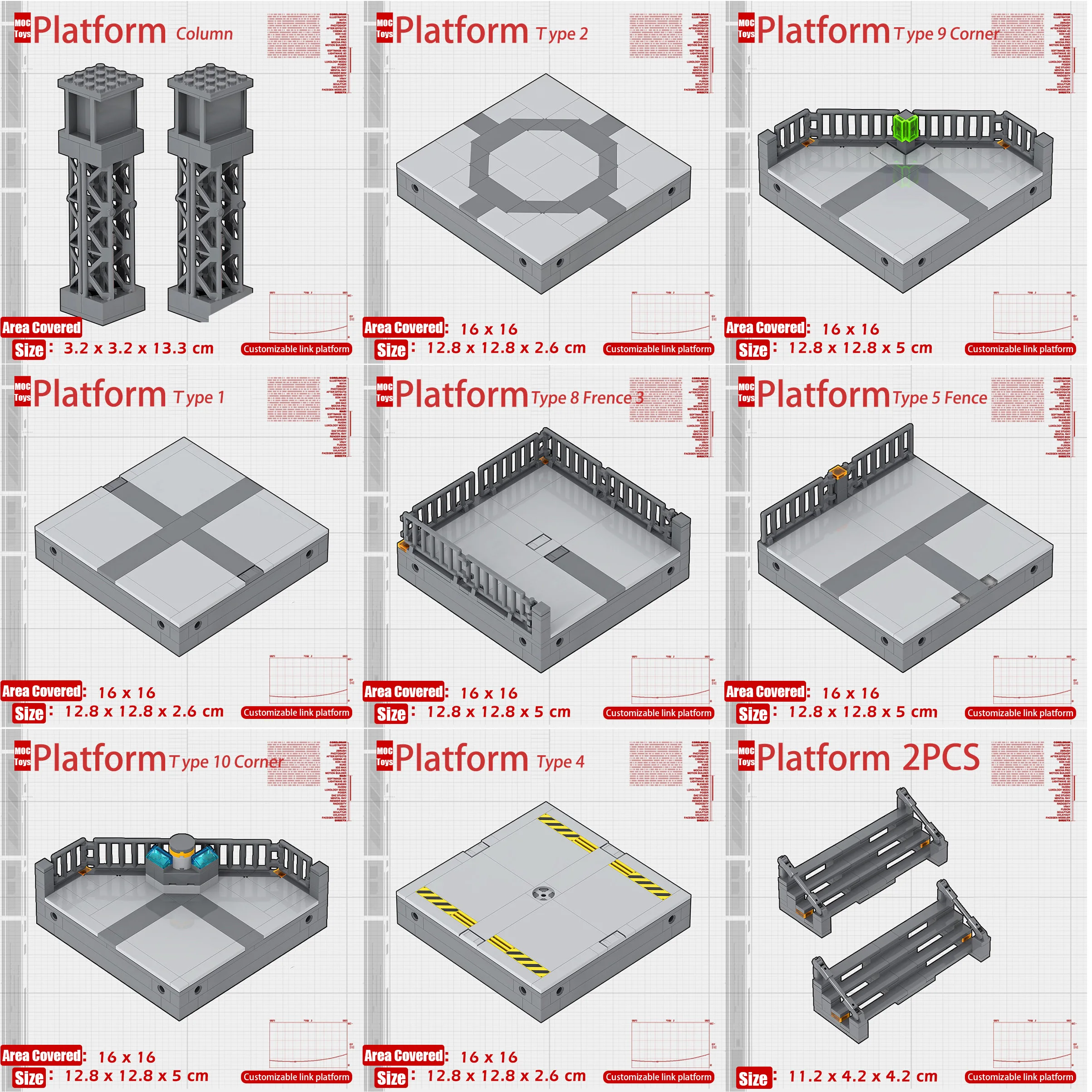 Military Weapons Missile Model Building Blocks Supply Container Industrial Production Base Fuel Extractor Storage Bricks Toys