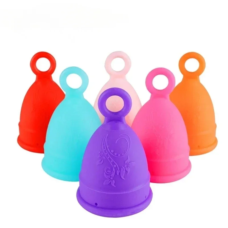 

Vagina Period Health With Ring Menstrual Medical Silicon Cup Reusable Vaginal Cup Certified Menstrual Cup Menstrual Collector.