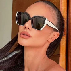 Luxury Brand Women's Sunglasses Fashion Cat Eye Polygon Elegant Sun Glasses Ladies Vintage Eyewear UV400