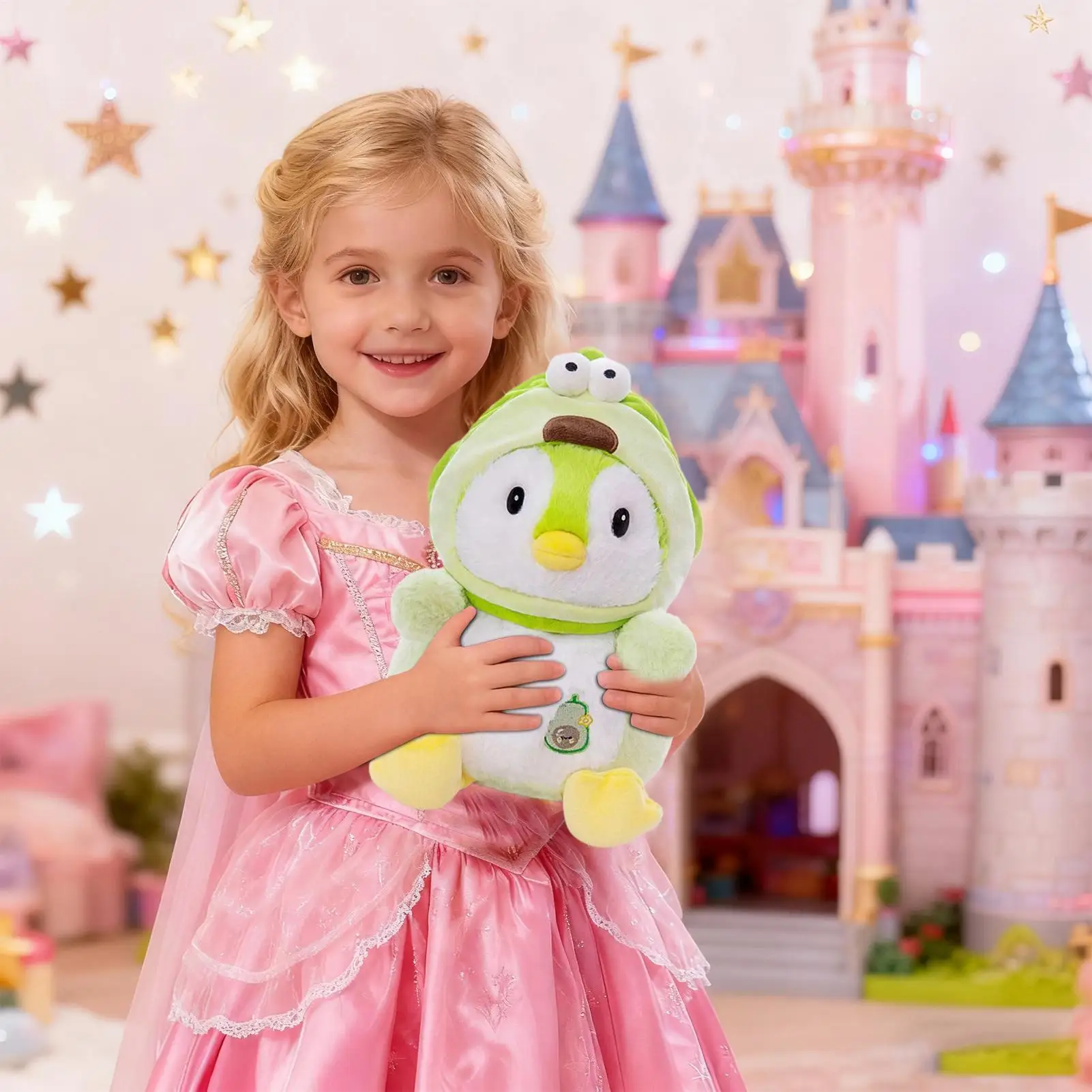 

Мягкий пингвин, плюшевый фруктовый пингвин, мягкая сопровождающая игрушка, мультяшная кукла-животное для детей, подростков, взрослых, коллекционеров, игра в перед сном