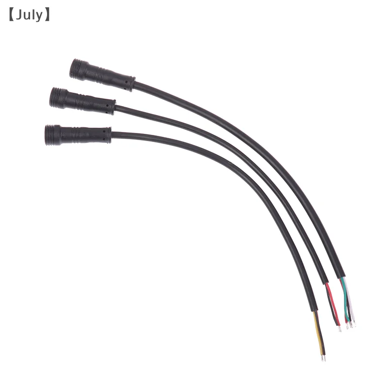 2Pin 3Pin 4Pin オスケーブルワイヤープラグ Led コネクタジャック黒ケーブル耐摩耗性ワイヤー車の防水ソケット電源コード