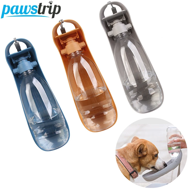 500ml Portable Dog Water Bottle Outdoor Travel Drinking Pet Drinking Bottle for Small Medium Dogs Puppy Cat Feeder Pet Supplies