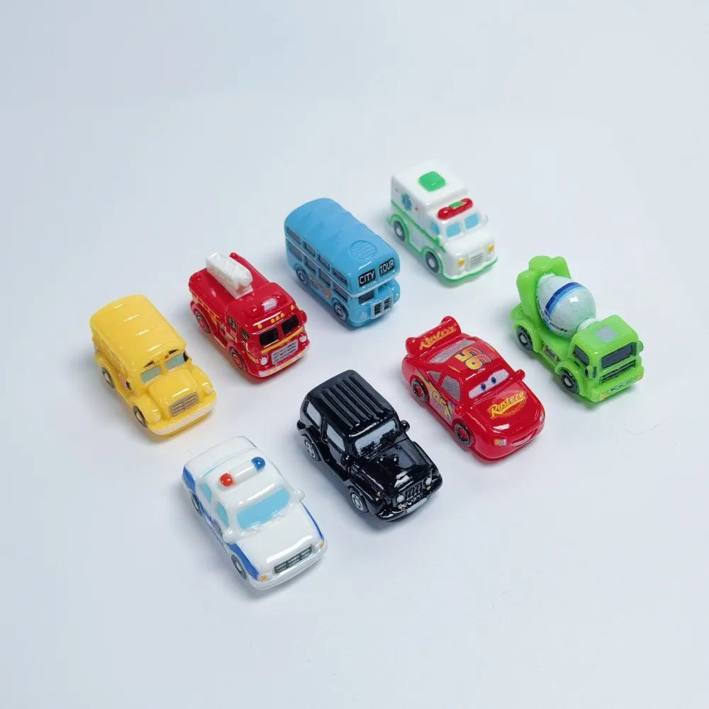 Wholesale Simulation Cartoon Racing Supercar Car Motorbike Dollhouse DIY Decoration Accessories Dollhouse Decor