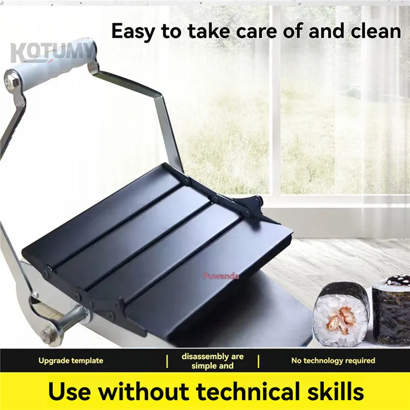 

Профессиональный набор для приготовления суши: ручная машина для роллов, круглые/квадратные формы для суши, профессиональные принадлежности для суши.