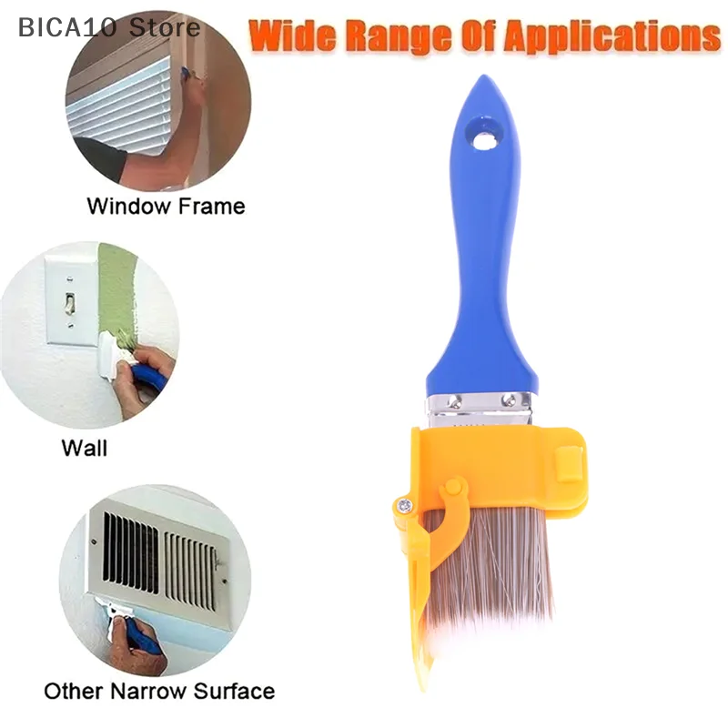 High-Performance Graffiti Brush for Painting, Dust Removal and Wall Edging; Handheld Industrial Cleaning Tool.