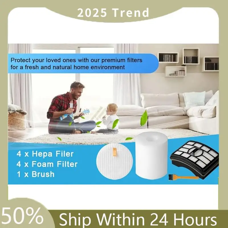 استبدال فلتر المكنسة العلوي A75X لمرشحات Shark Rotator Pro Lift-Away NV500، NV501، NV502، NV503، NV505، NV510، NV520، HEPA