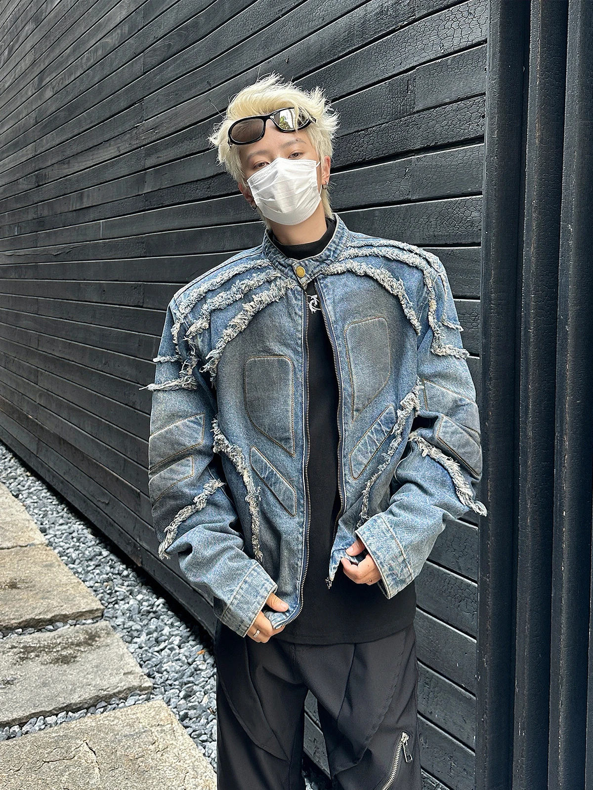 

Мужская джинсовая куртка Waed, весенне-осенняя свободная посадка, винтажная кожаная куртка в американском стиле High Street Sle Emed для подростков