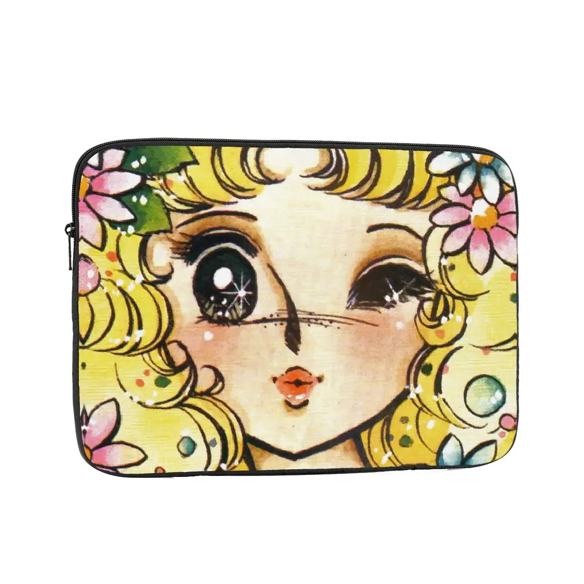 Japanese Anime Laptop Sleeve Cover Bag 10 12 13 15 17 Inch Notebook Bag Sleeve Candy Candy Kawaii Cute Girl Shockproof Case Bag