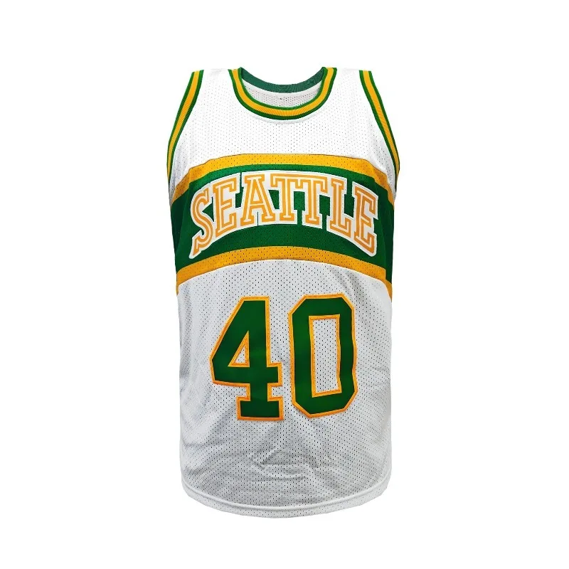 الرجال # 40 جيرسي لكرة السلة، مطرز بالحروف والأرقام، سترة فضفاضة بدون أكمام قابلة للتنفس للتدريب، ملابس غير رسمية #5