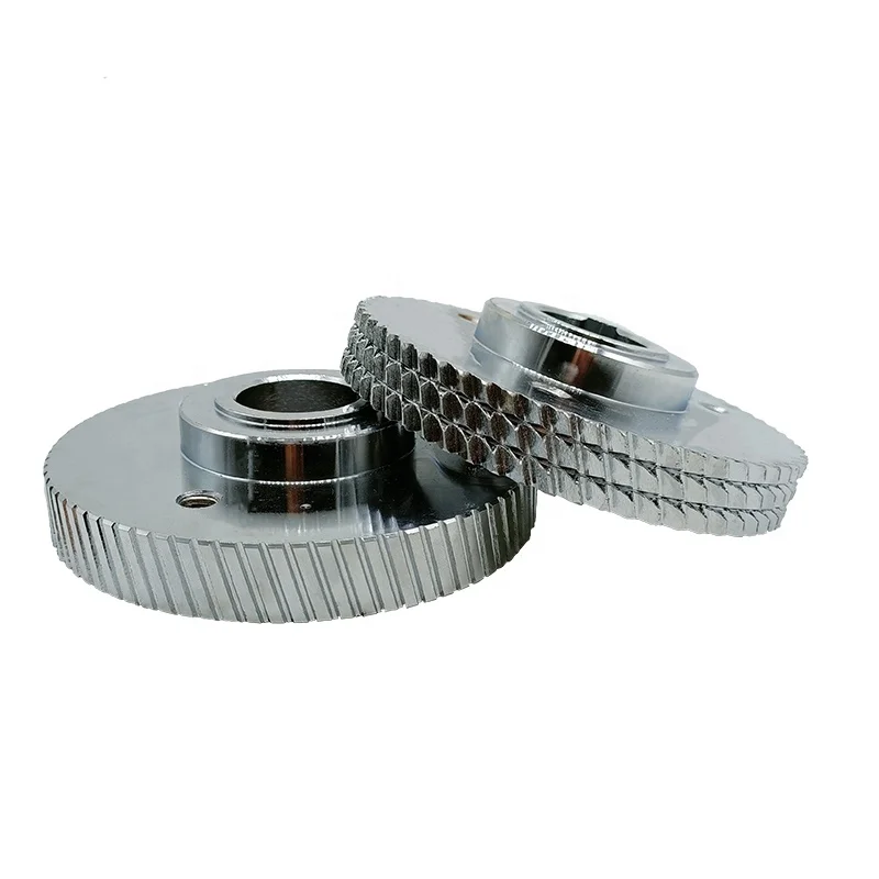 

Wheel feed rollers for woodworking machinery parts, for four-sided molding machine planners