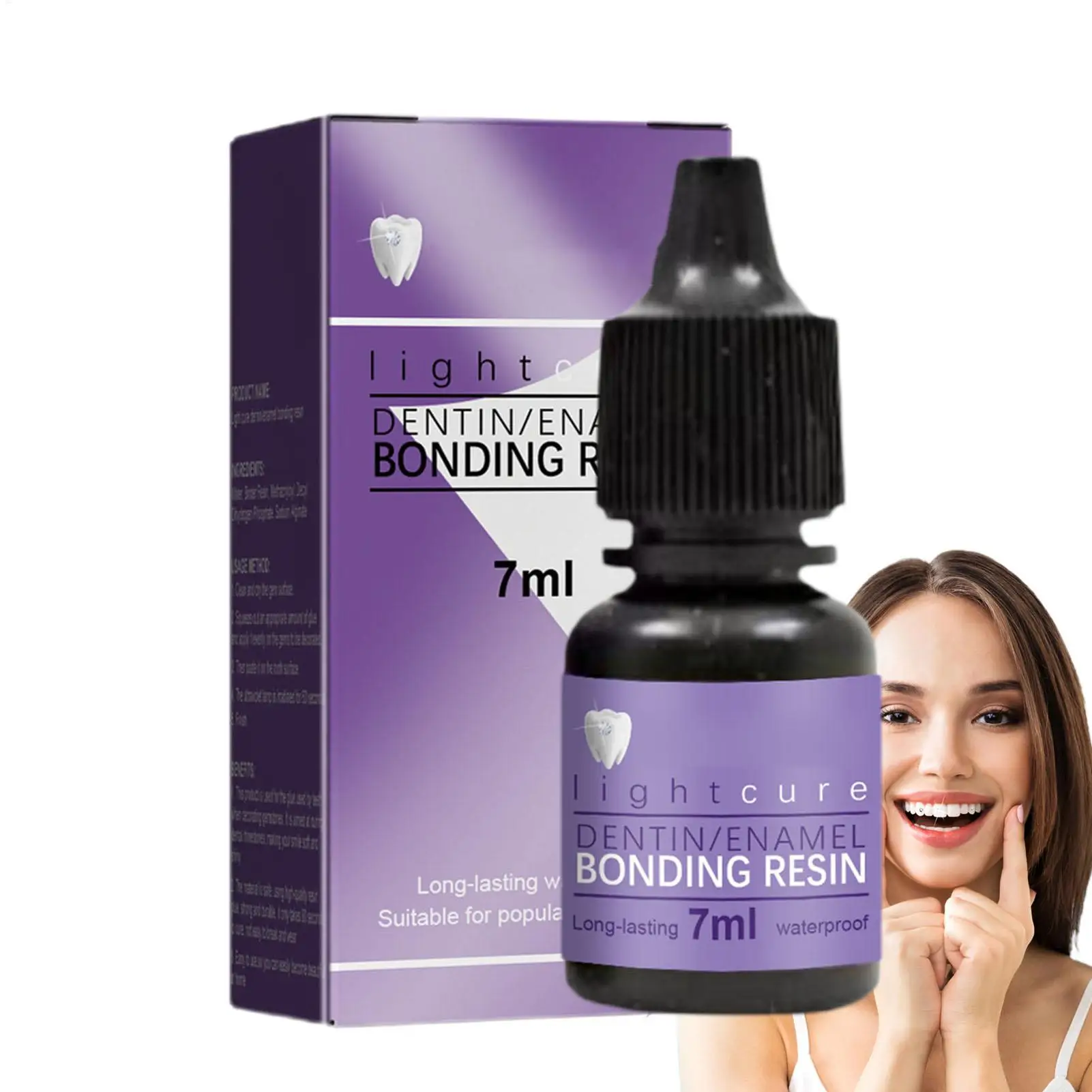 Tooth Gems Gemstone Teeth Decoration Glue Professional DIY Tooth Gem Glue 7ml Tooth Jewelry Gems Glue for DIY Use Solidify Tooth