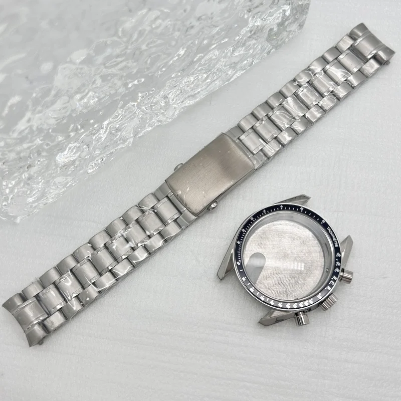Multifunctional Gold 39.6mm Watch Case with Bezel Suitable for Japan VK63 Quartz Movement Watch Parts Fits 20mm Strap Case image 4