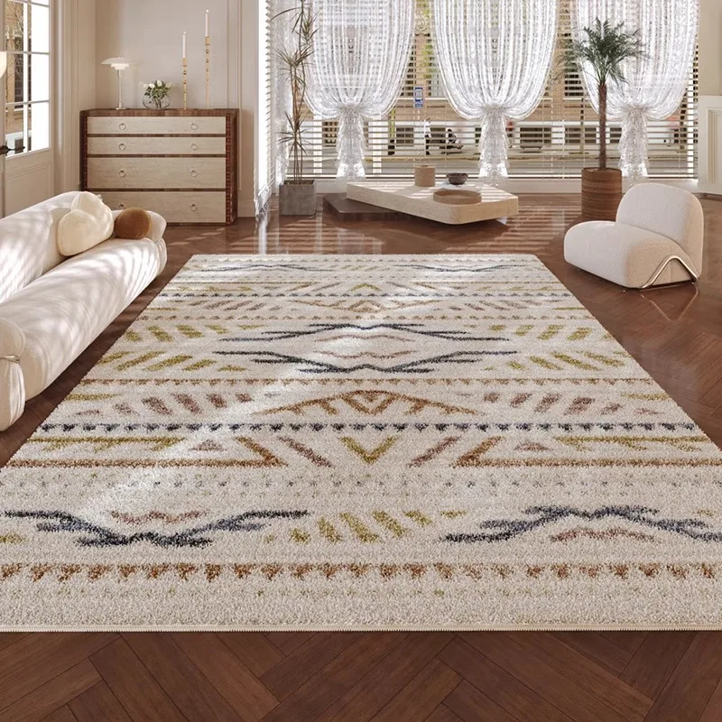 VIKAMA – tapis bohème en Microfibre, doux et confortable, antidérapant, pour salon, chambre à coucher, grand vestiaire rembourré, décoratif