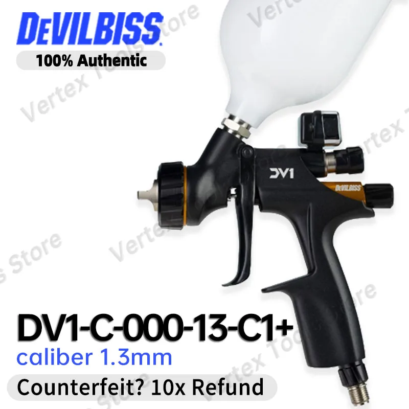 Devilbiss DV1 Spray Gun Car Finish Paint Gun Professional Industrial Hardware Wood Coating High Atomization Perfect Finish Gun