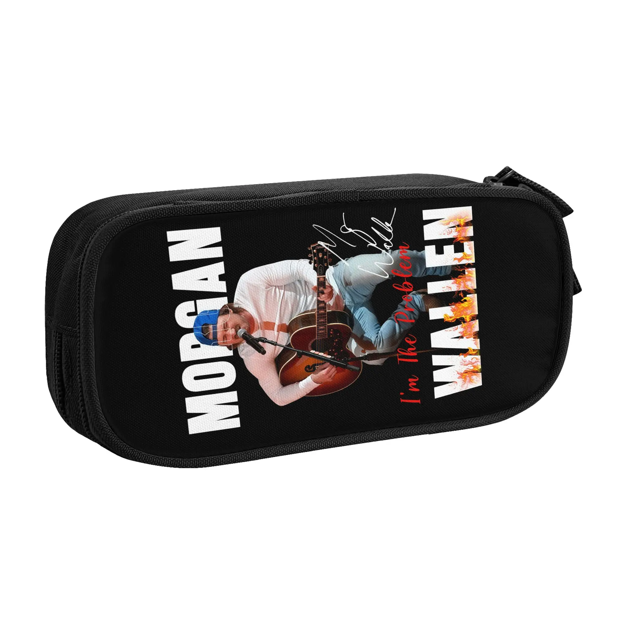 Morgan Wallen Popular Singer  Cute Pencil Case Girl Boy Large Capacity  Pencil Bag Students Stationery