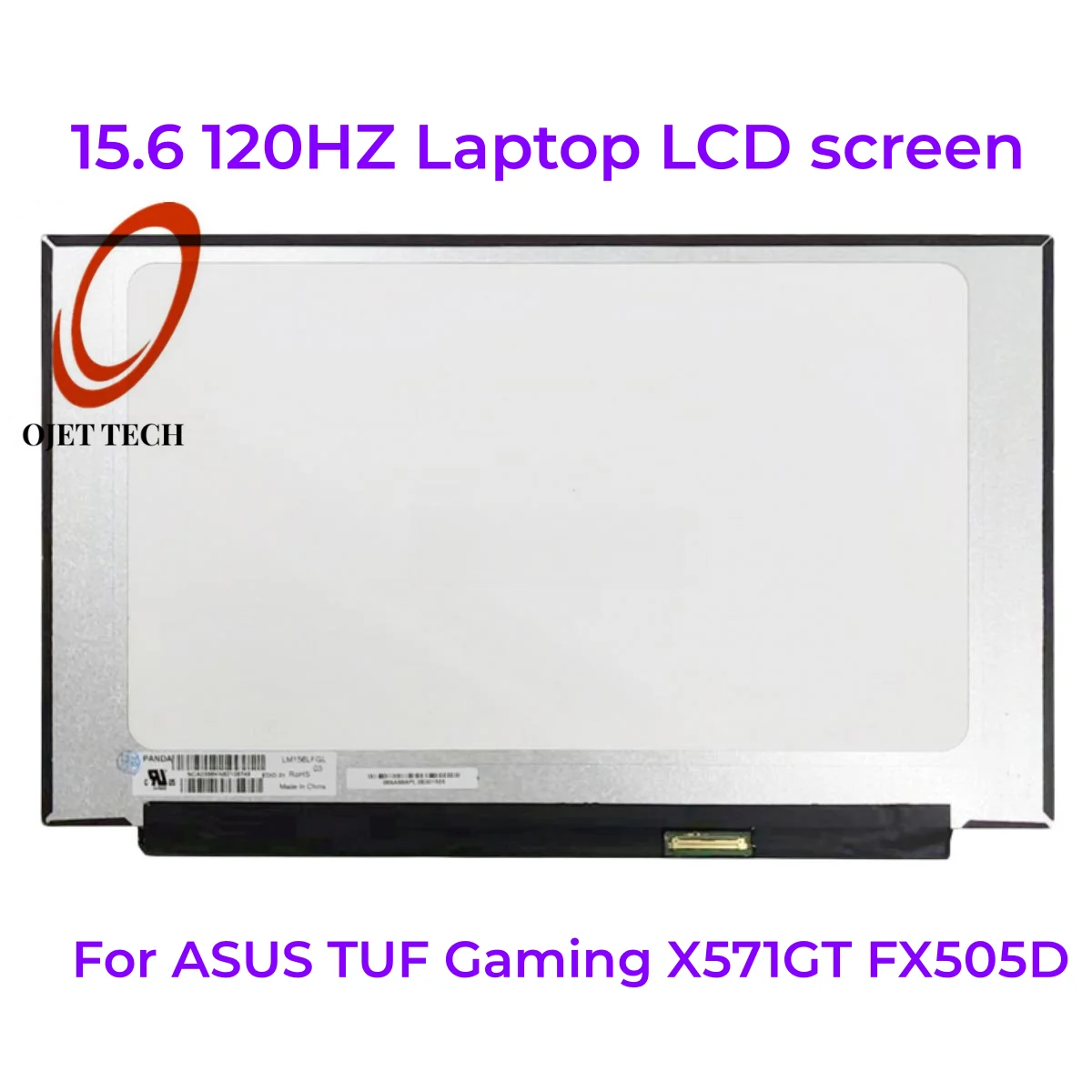 

15.6 120hz Laptop LCD Screen for ASUS TUF Gaming X571GT FX505D LM156LFGL LM156LFGL03 40PIN 1080P FHD EDP IPS LED Display Matrix