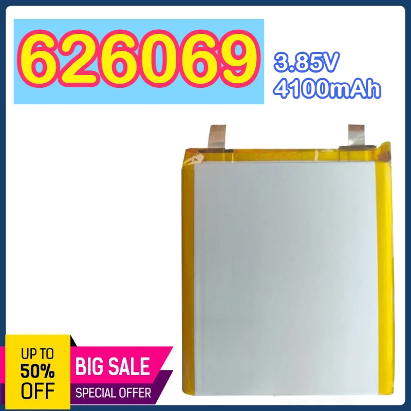 

Подходит для 626069 Полимерная литиевая батарея 3,85 В 4100 мАч Аккумулятор для ноутбука Power Bank