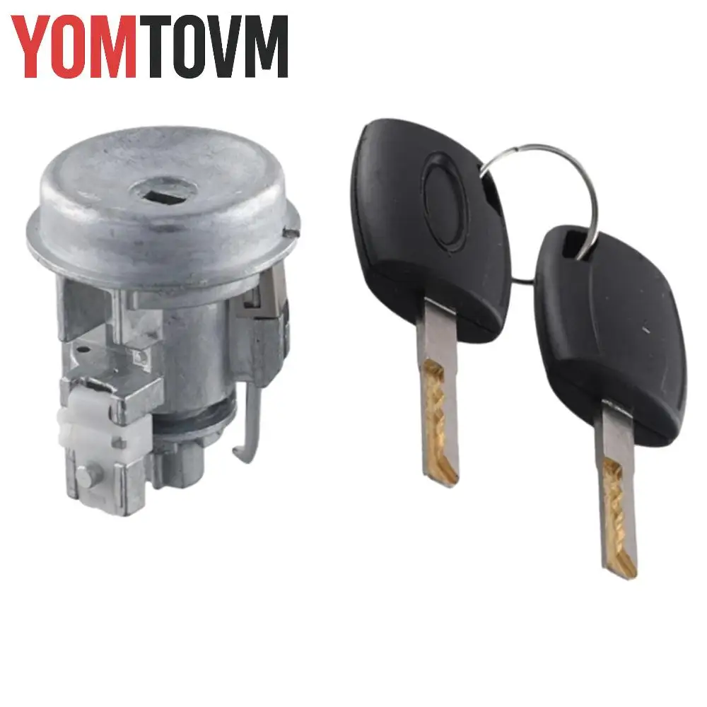 Ignition Lock Cylinder Switch with 2 Keys  for Ford Fiesta 2011-2019  BE8Z-11582-B Plastic and Metal