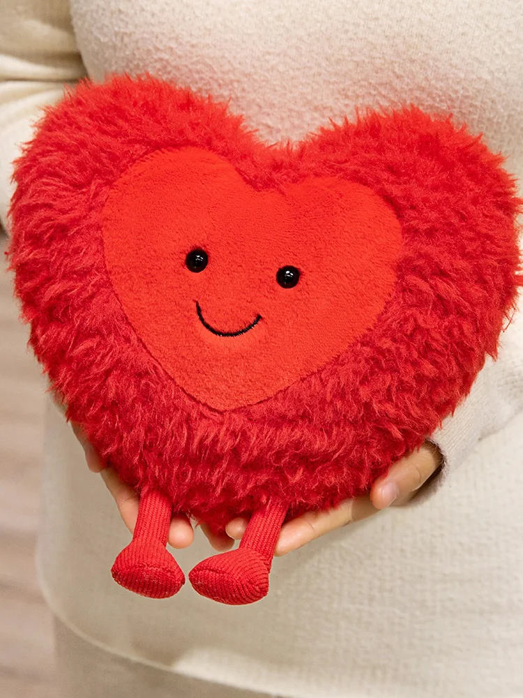 

Мягкая плюшевая кукла-обнимашка Beatty Love Heart: успокаивающая игрушка для сна для девочек, милый подарок лучшей подруге, наполненная ПП-хлопком тканевая игрушка