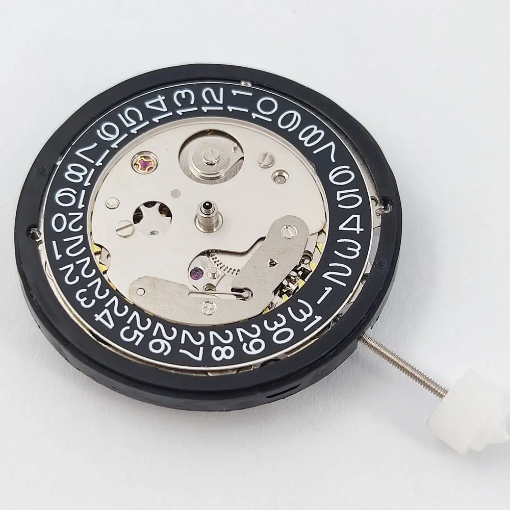 China NH35 Movement Black Movement Replacement Japanese NH35 Movements Date High Accuracy Automatic Mechanical Movement NH35A