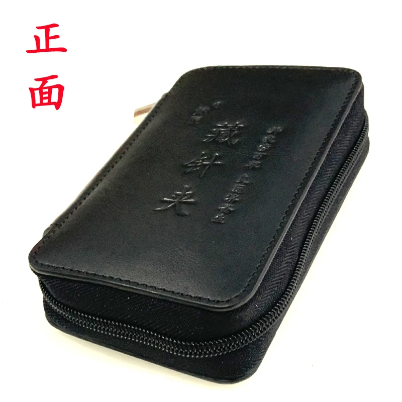 Lianjiang brand leather acupuncture needle bag medical portable acupuncture needle storage bag free shipping