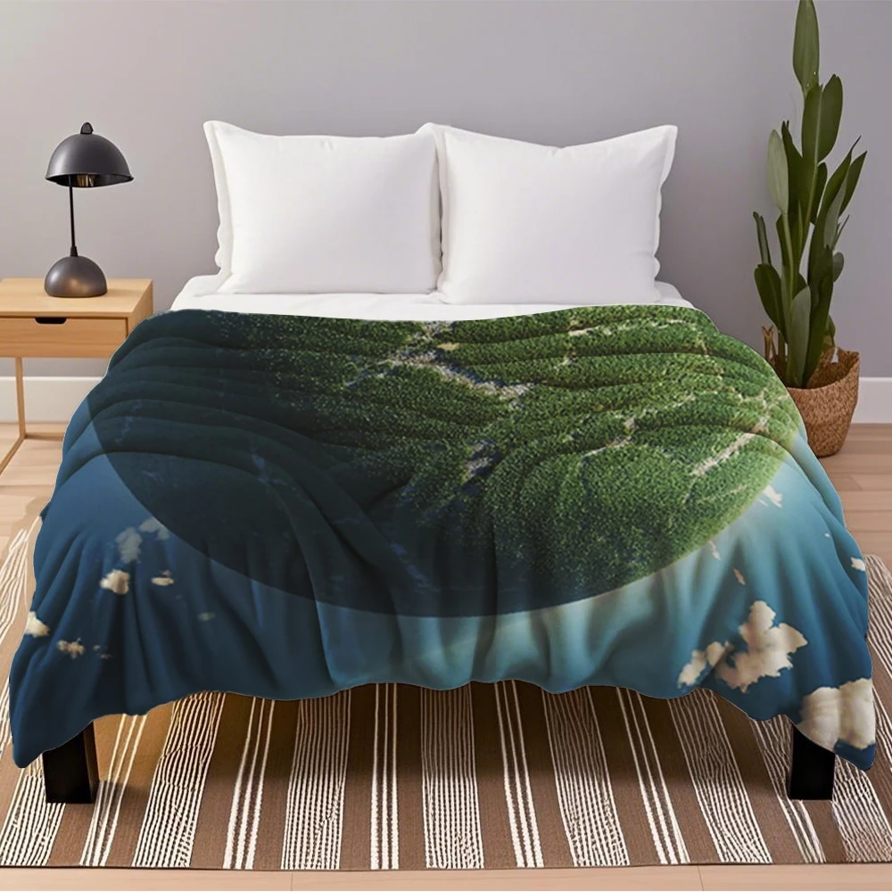 

All Season Flannel Blanket Free House European classical Pattern comforter duvet cover Pill Non shedding Wrinkle-resistant