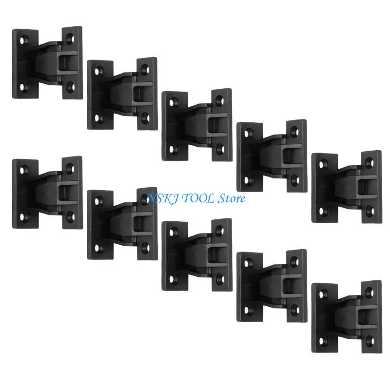 L8RC 10Pcs Quick Fitting Furniture Panel Board Connector Kitchen Plinth Plastic Connection Fasteners Press Fit Panel Clip