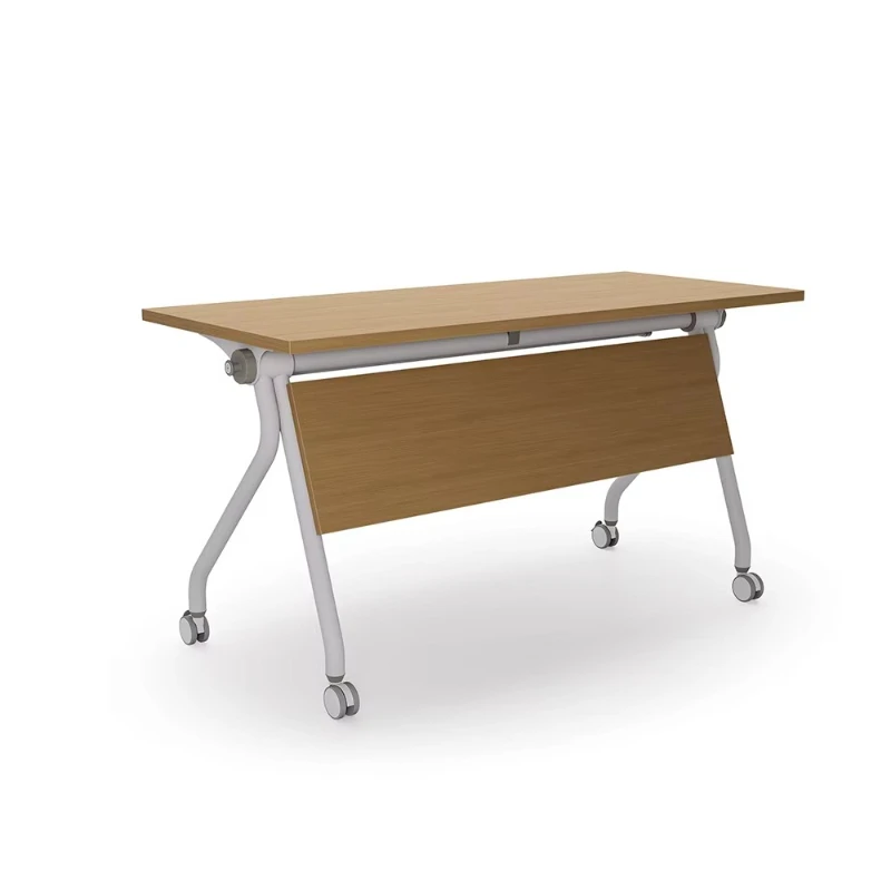 

Modern folding wooden storage training table