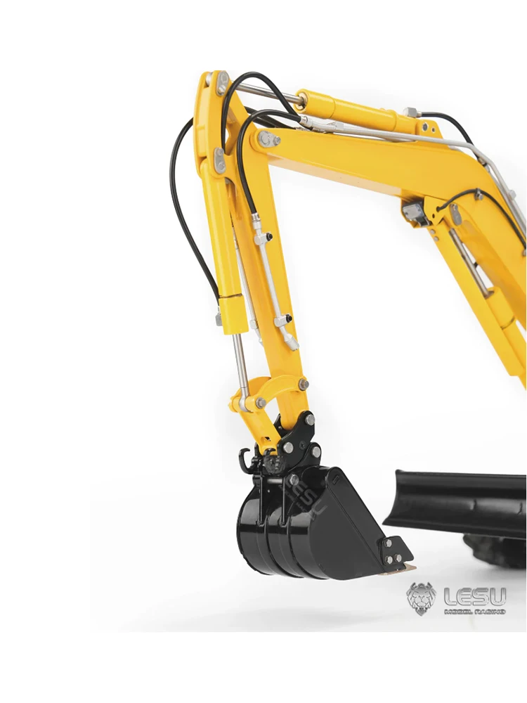 RC 1/14 Metall Manueller Schnellwechsler für Tamiya Hydraulikbagger Mini-Baggermodell für SCANIA MAN VOLVO LKW DIY-Teile – Detail 6