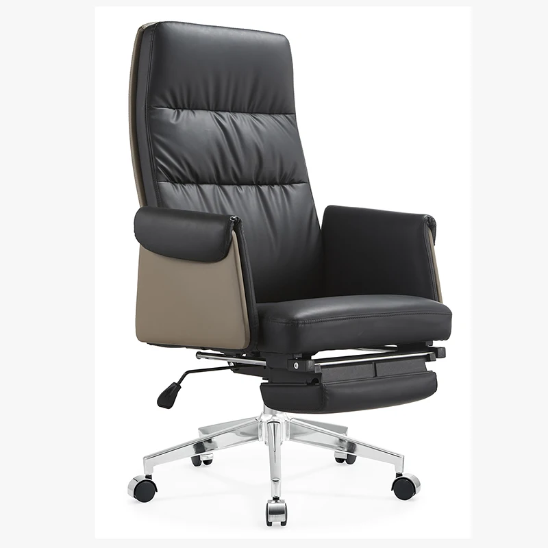 

New Executive Leather Pu Ergonomic Office Swivel Chair Modern Office Chair Ergonomic Adjustable Computer Desk Chair