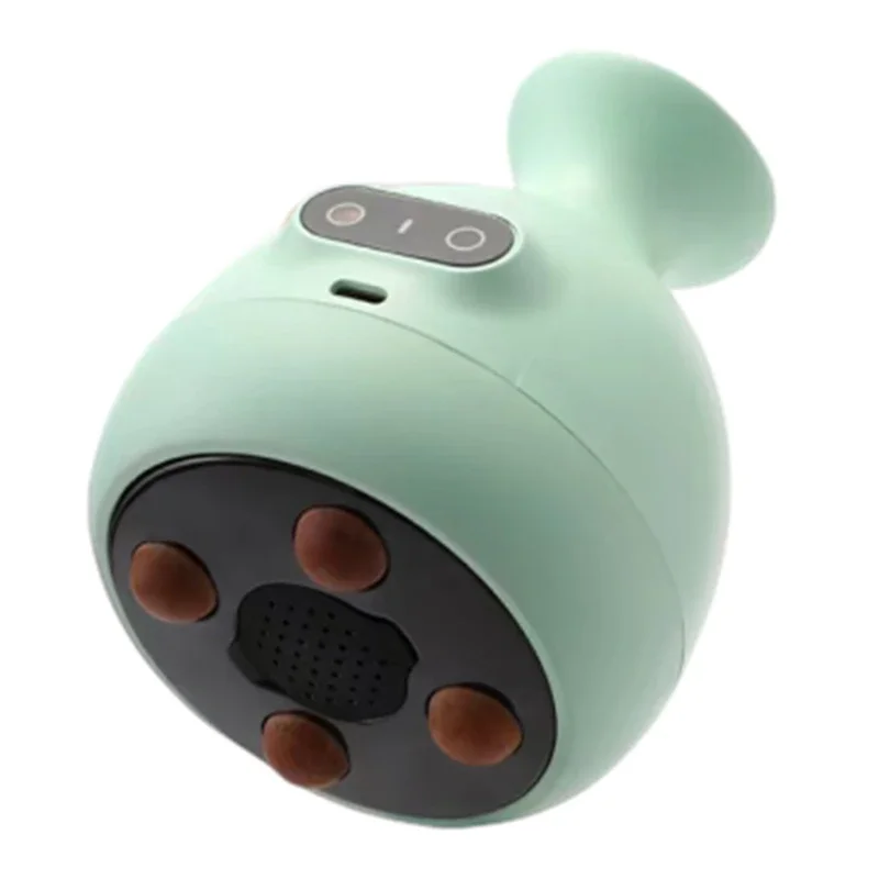 Automatic Bian-stone moxibustion abdominal kneading instrument for children Abdominal massager Prebiotic natural alum stone