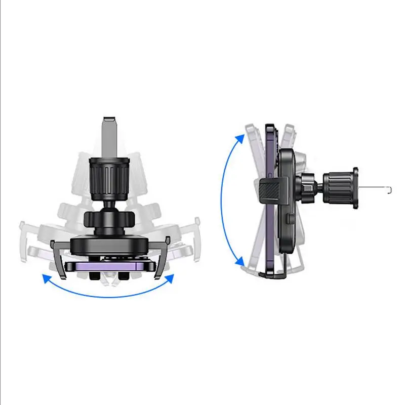 Гравитационный автомобильный держатель для телефона, крючок для вентиляционного отверстия, крепление для телефона, вращение на 360 градусов, держатель для смартфона для автомобиля, размещение одной руки