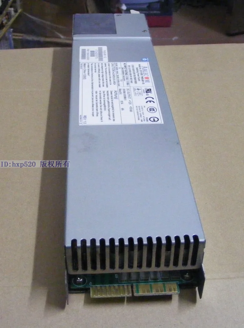 ABLECOM Ultra Micro PWS-981-1S Redundant Power Module Server Power Supply 980W