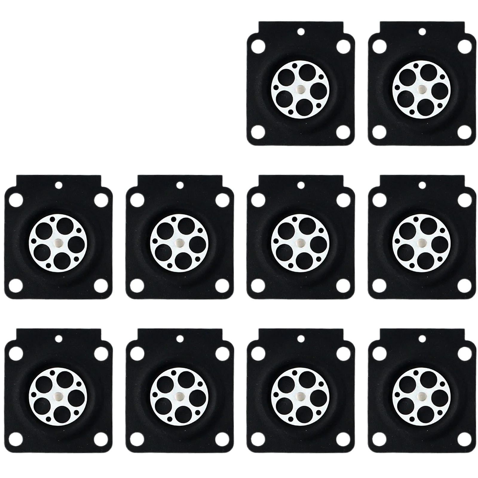 10PCS Carburetor  Metering Diaphragm  For 4314 121 4700 For Zama  A015053 C1Q  Carb Carburetor  Membrane Pads
