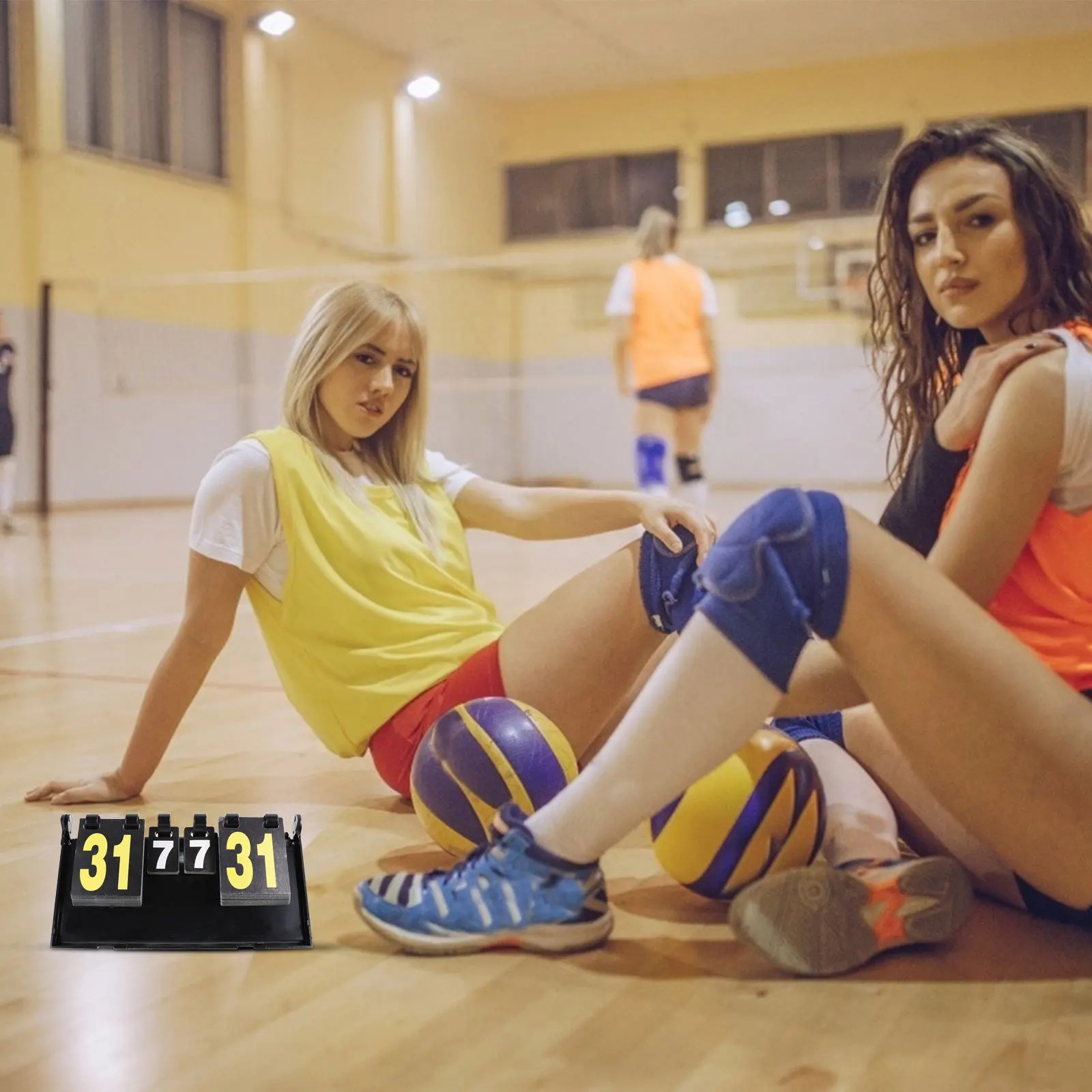 

1Pcs Score Flipper with Stand Waterproof Desktop Scoreboard for Sports Games Multi-Use Scoring Marker Table Tennis Basketball