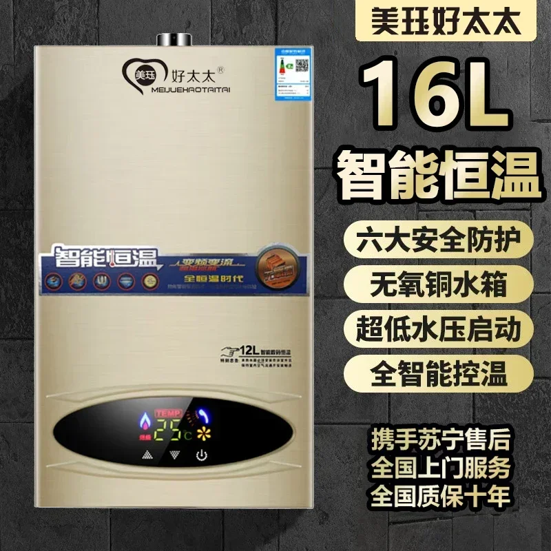 ก๊าซธรรมชาติเหลวเครื่องทำน้ำอุ่นอุณหภูมิคงที่, ไฟฟ้าในครัวเรือนการแปลงความถี่ไอเสียที่แข็งแกร่ง