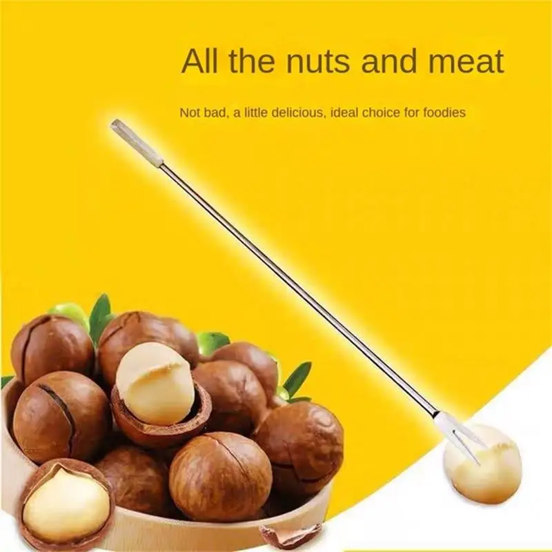 5pcs/lot Robust and High Quality Lobster Forks Walnut Gadgets Seafood Function Fruit Tools Kitchen Kitchen Needl