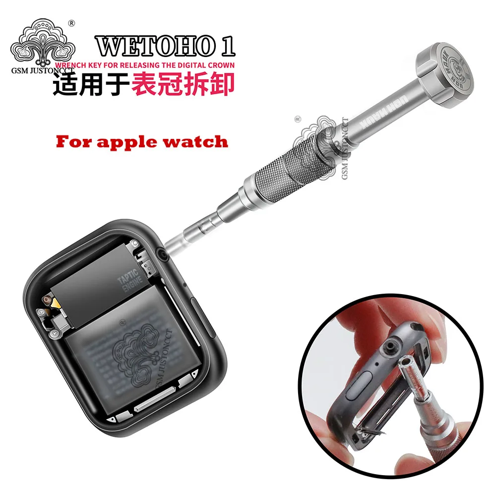 XUANHOU-Watch Repair Tool, iWatch Opening, Release the Digital Crown Watch Battery, Flex Prying Tool