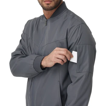Men's Lightweight Windbreaker Jacket Causal Fashion Stylish BaseBall Coat with Side Inner Pocket for Work Golf Fishing 3